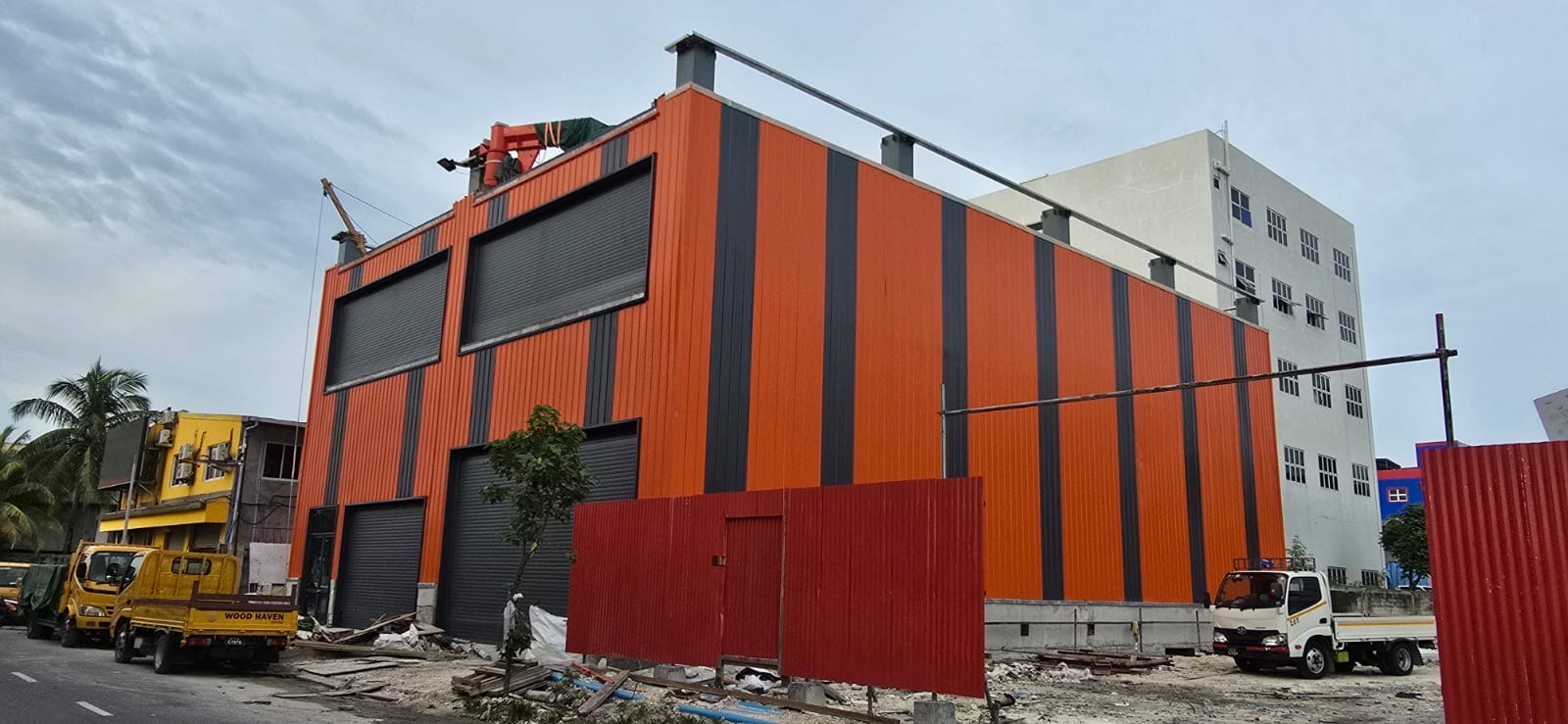 Steel Prefab Warehouse — Hulhumalé Industrial Lot 10696