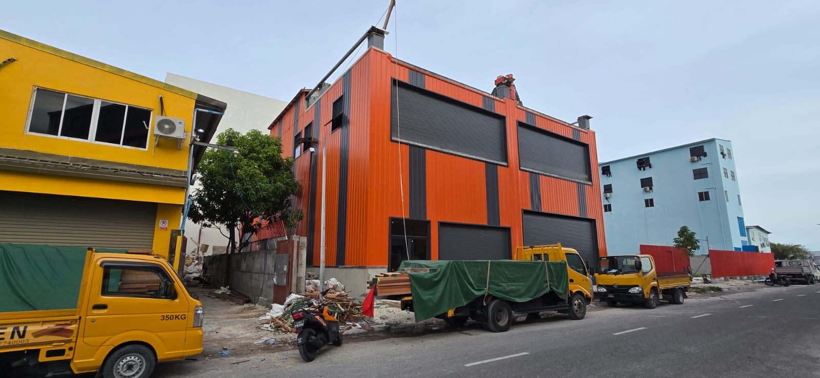 Steel Prefab Warehouse — Hulhumalé Industrial Lot 10696 — view 2