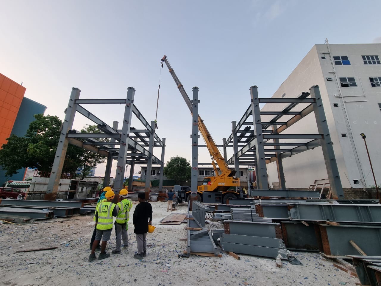 Steel Prefab Warehouse — Hulhumalé Industrial Lot 10696 — view 4